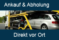 Autoankauf &
Abholung direkt am Standort des Fahrzeuges.